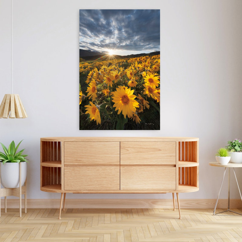 250422 85729 Art contemporain abstrait fleuri, H 48 po x l 32 po