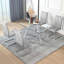 Chaise d'appoint moderne à dossier haut en similicuir (ensemble de 4)-1905681772-1905681773