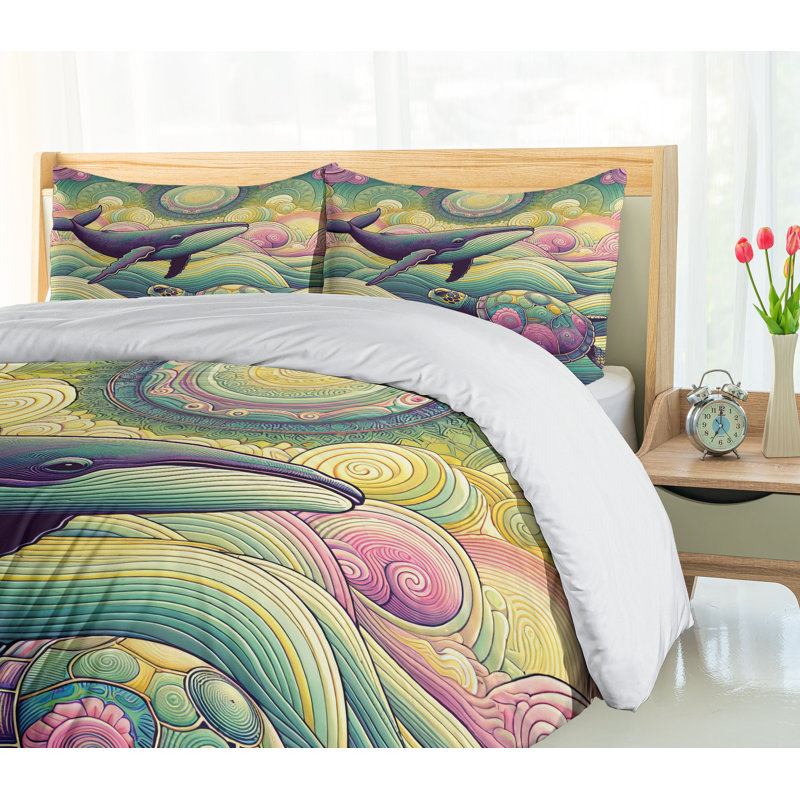Nautical Duvet Cover, Queen Duvet Cover + 2 Standard Shams