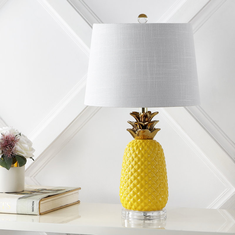 Lampe de table 23 po Arianna, Jaune