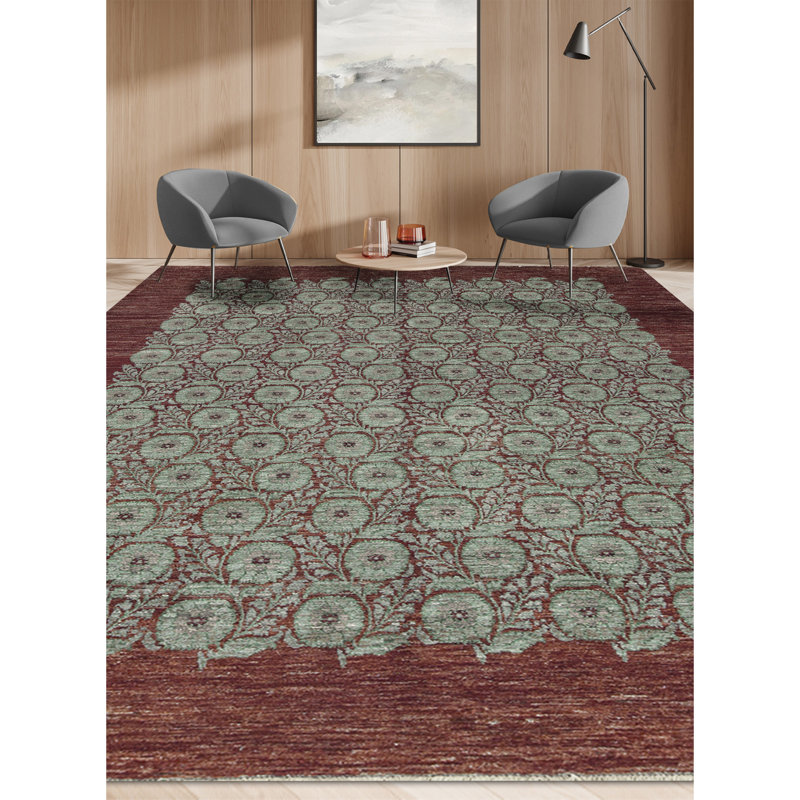 Zarbof Wool Oriental Area Rug