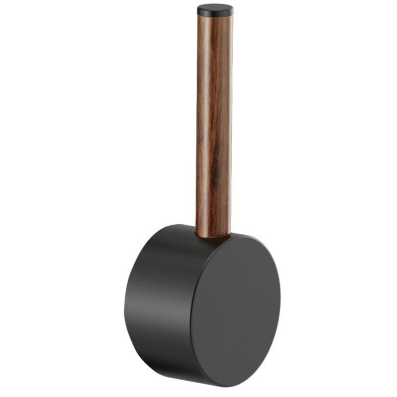 Odin® Smarttouch Semi-Professional Kitchen Faucet, Matte Black, Wood Lever Handle
