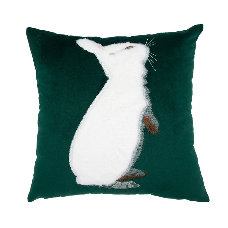 Coussin Rabbit, Vert