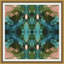 Peacock Kaleidoscope 2 Print