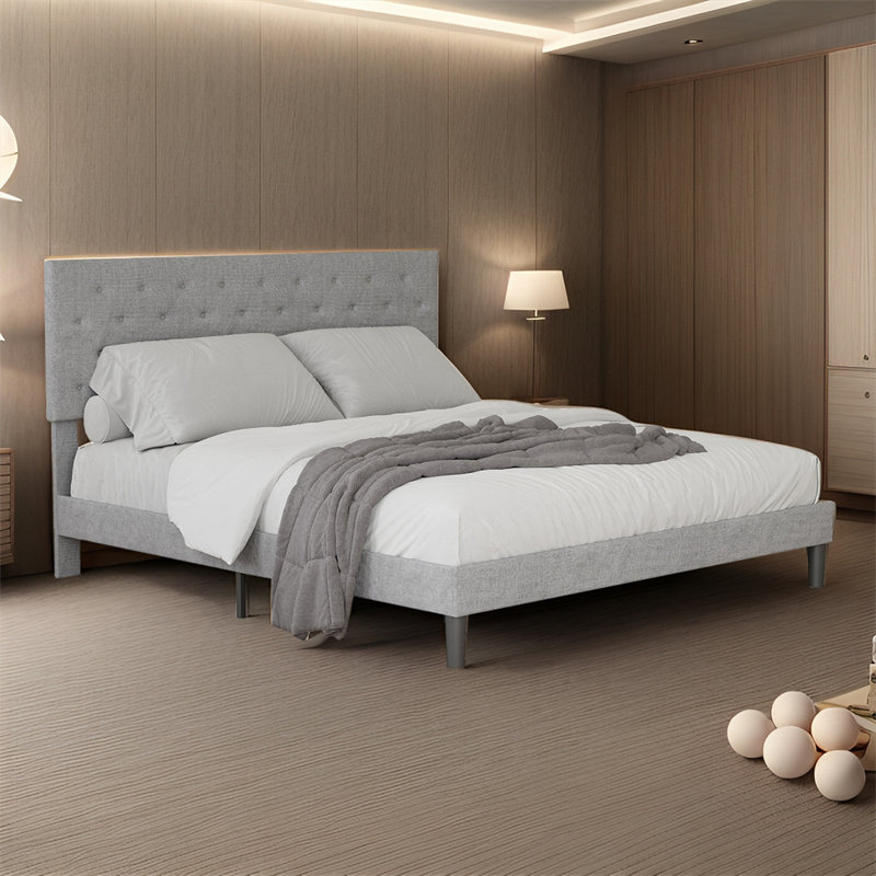 Merrissa Metal Platform Bed, Queen