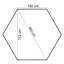 Garden 3m x 3.5m Steel Patio Gazebo-119440915