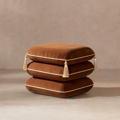 Monarch 19.5" Tassled Ottoman
