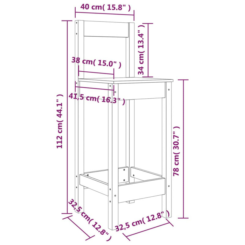 Counter Stool, Brown