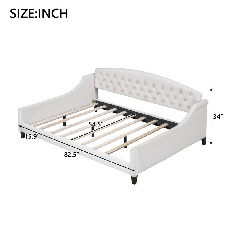 Lit de jour Modern Luxury, Double , Beige