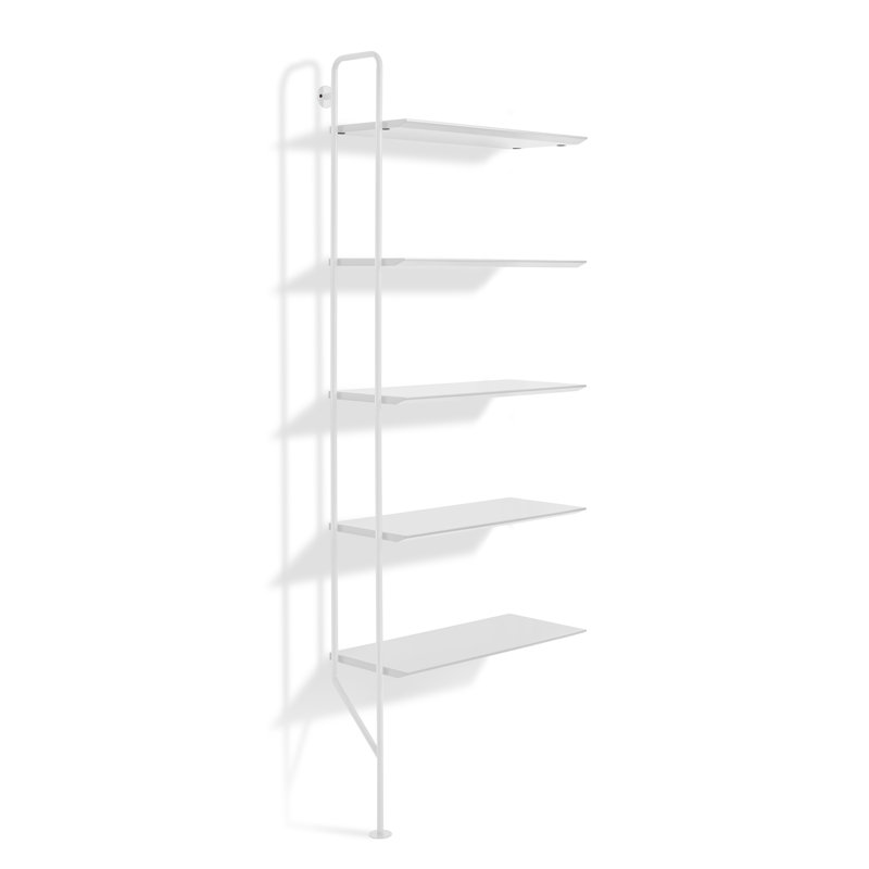 Ensemble d'attache pour bibliothèque Hitch, Blanc / blanc