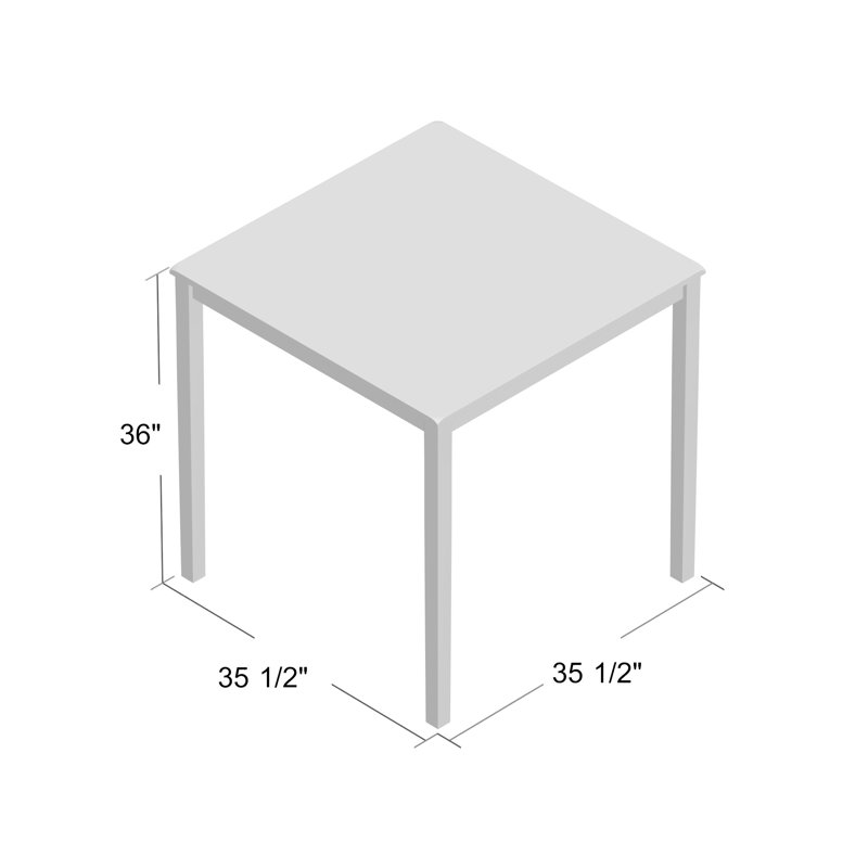 Solid Wood Dining Table, Espresso