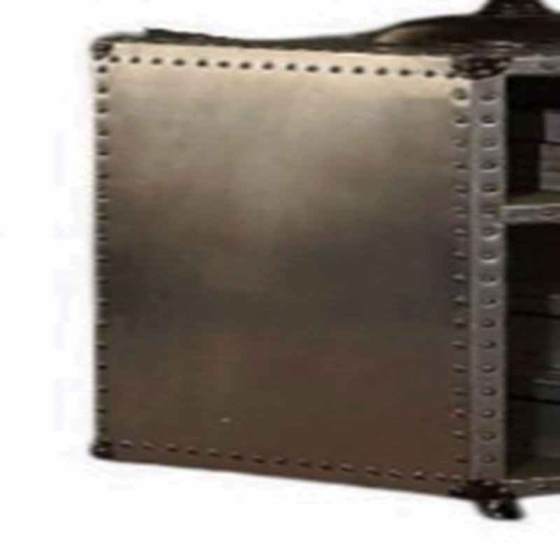 Table de chevet en aluminium avec USB