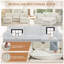 Canapé d'angle modulaire 109,4 po (278 cm) avec 5 places, configurations en U/L/lit, tissu en velours côtelé résistant aux animaux de compagnie, aucun assemblage requis, blanc