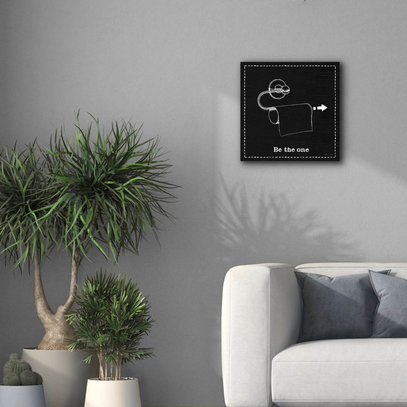 Toile épique Graffiti «Home Imprement 4 Black» par Myles Sullivan, 18 po x 18 po
