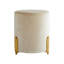 Warby Ottoman Sterling Velvet