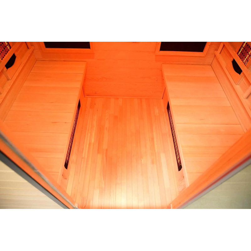 Vidalux Platinum 4 Person Full Spectrum Infrared Sauna With Complete Heat