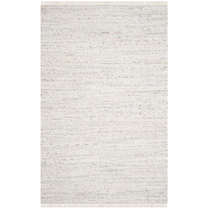 Valerton Rug Hand Woven Cotton Rug, Rectangle 6' x 9'