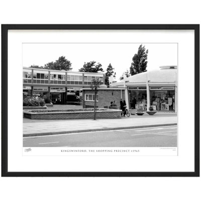 Kingswinford, The Shopping Precinct C1965 - Single Picture Frame Print