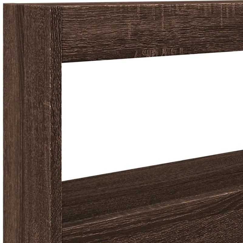 Headboard, Brown Oak, 102cm H x 100cm W x 17cm D