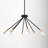 Anika 8 - Light Dimmable Sputnik Modern Linear Chandelier