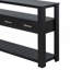 Console de 62,2 po avec 4 tiroirs et 2 tablettes pour le salon-120098115