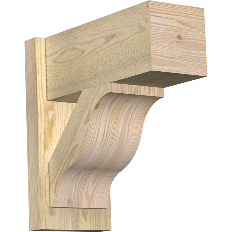 Jeu de blocs Funston, 8" W Douglas Fir (Rough Sawn), P 18 po x H 18 po