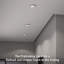 Lumières encastrées à DEL de 5 ct 3 pouces, antireflet profond, cadre étroit, humide disponible, sélectionnable 2700k-6500k