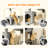 80" Tall Cat Tree Multi-Level Cat Tower