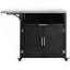 Armoire d'extérieur polyvalente avec surfaces de travail pliables et extensibles, armoire d'appoint