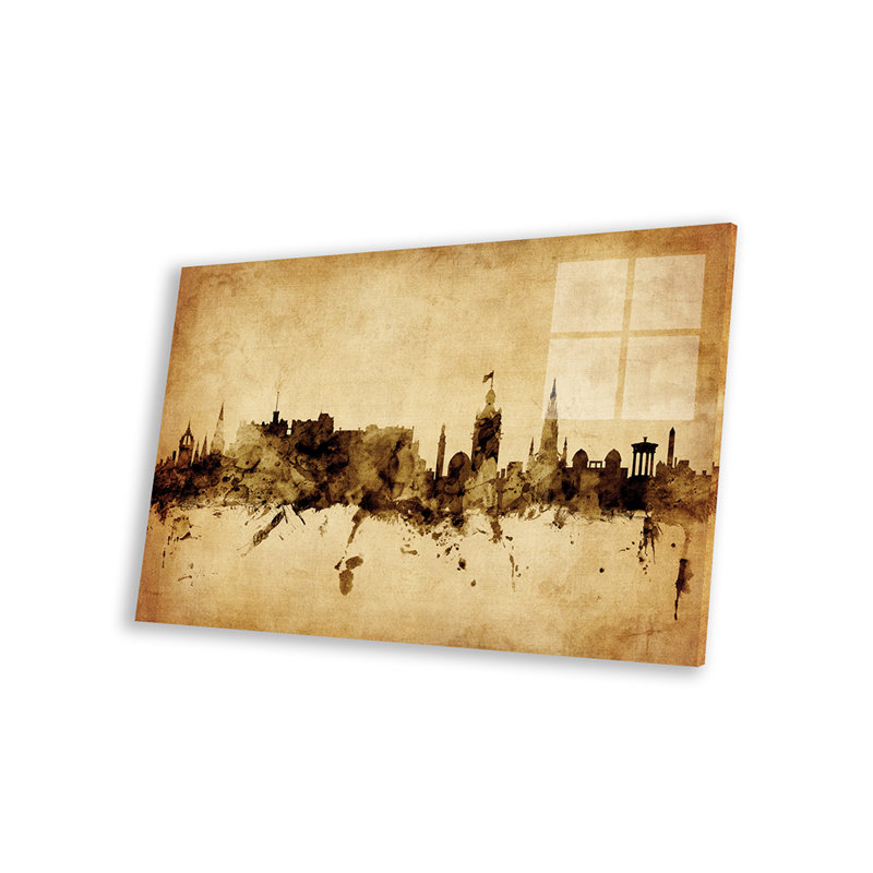 Édimbourg, Écosse, Royaume-Uni, impression sur verre acrylique