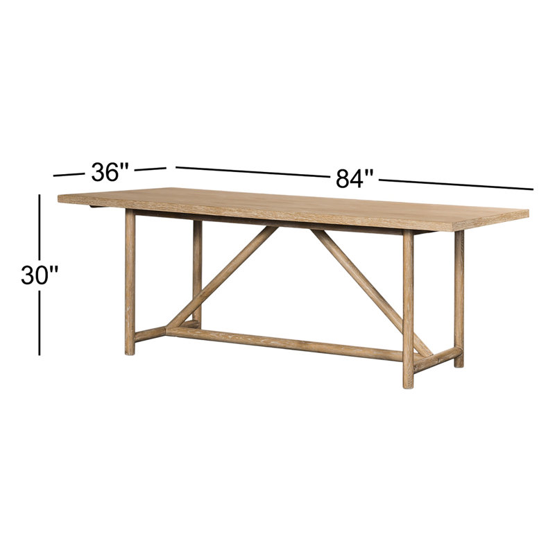 Mika Solid Oak Dining Table