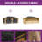 Aluminum Patio Gazebo with Wood Grain-94553200