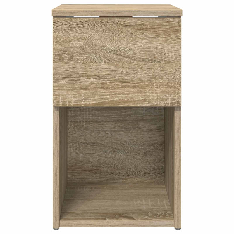 29cm W Manufactured Wood Bedside Table, Sonoma Oak