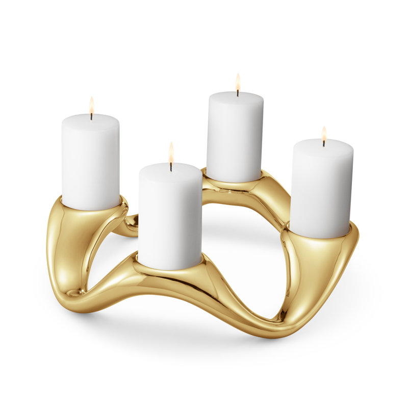 Cobra Round Candleholder