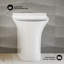 Cuvette de toilette allongée Cascade Back-to-Wall