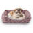 Elle Printed Microsuede Cuddler with Plush Center