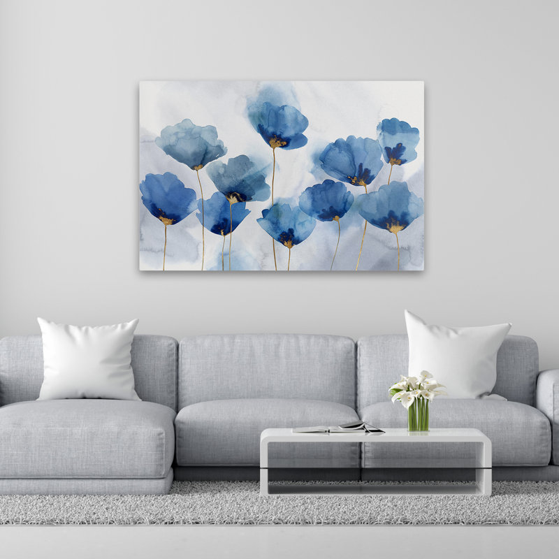Azure Gathering, 40" H x 60" W