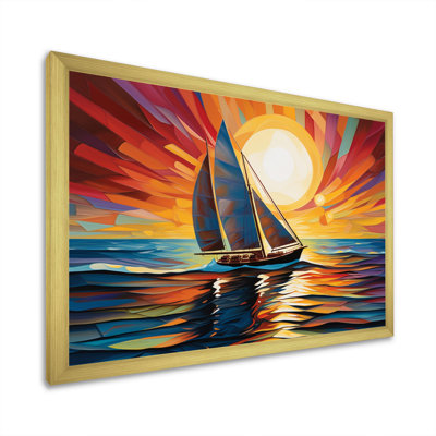 Voilier à voile, mélodie III - Bateau à voile, art mural