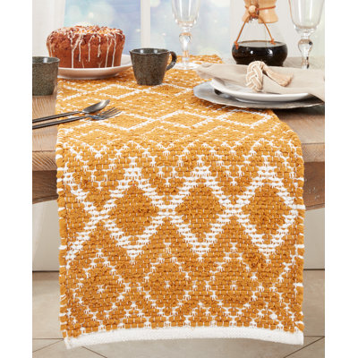 Chemin de table Diamond Weave Chindi