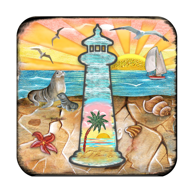 Sous-verre-phare