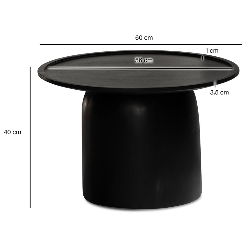 Nisbah Solid Wood Block Coffee Table