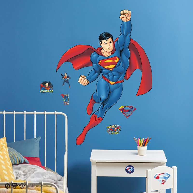 Décalcomanie murale Superman Global Hero