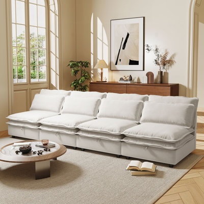 Double-Layer Cushion Modular Sofa, Freely Combinable