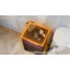 Table de chevet moderne à 2 tiroirs avec lumière DEL et station de charge, table de chevet en bois d'ingénierie avec prises USB et tablette ouverte pour la chambre à coucher et le salon (ensemble de 2)-648041651