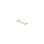 Deltana BBS2006/24-4 24" Center To Center Sobe Series Towel Bar Double Brushed Brass