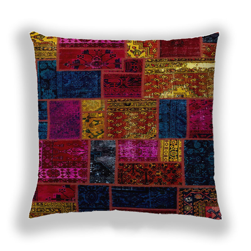 Coussin Abstract, Microsuède