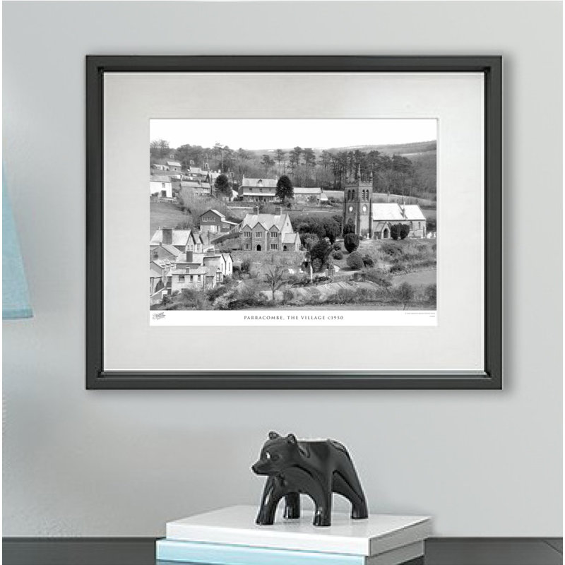 Parracombe, the Village C1950 1 Piece Single Picture Frame Wall Art, 45cm H x 60cm W x 2.3cm D
