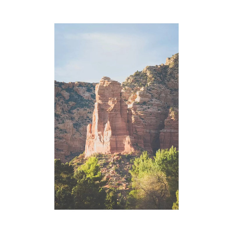 Sunset Over Sedona 1 Piece Wrapped Canvas Wall Art, 30.48 cm H x 45.72 cm W