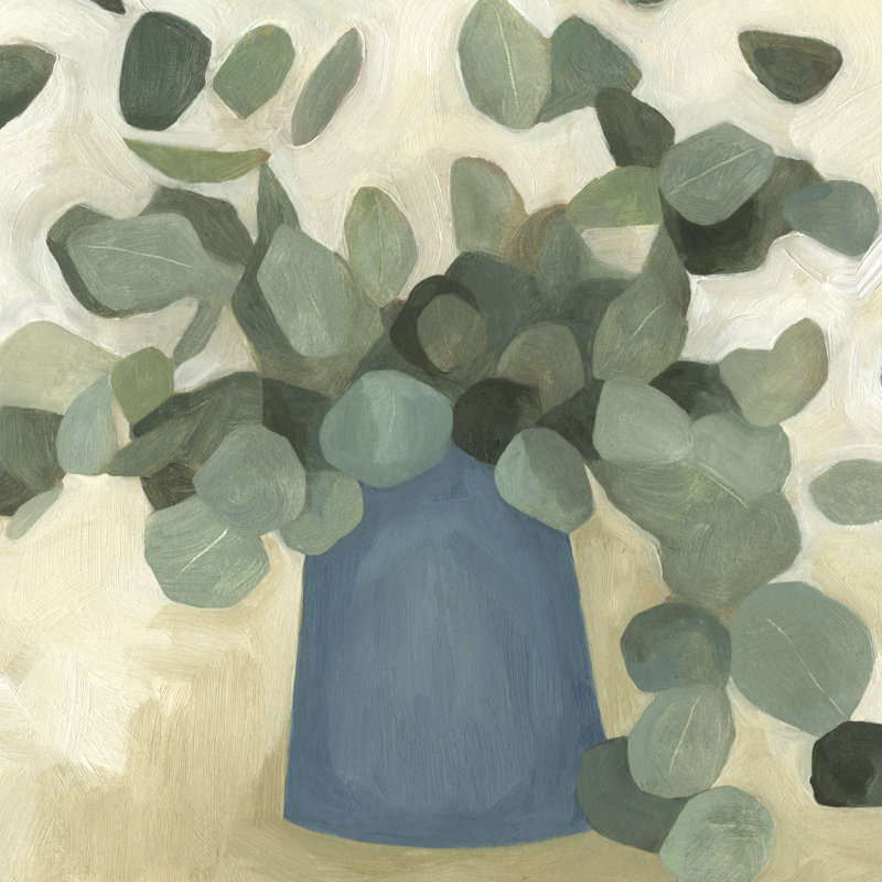 «Greenery Still Life VI», peinture sur toile, H 30 po x l 30 po