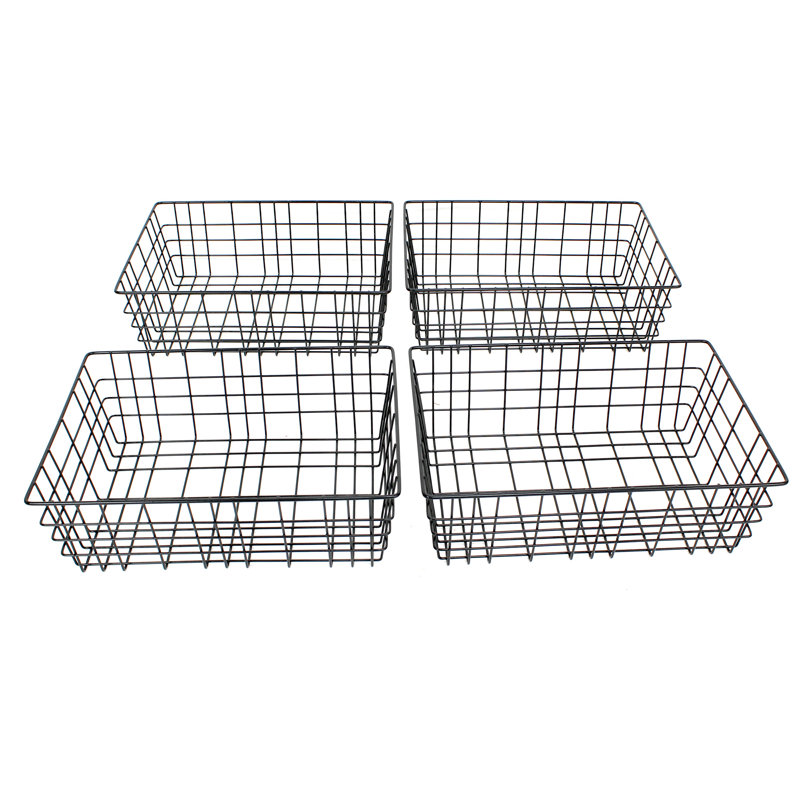 Panier métallique rectangulaire